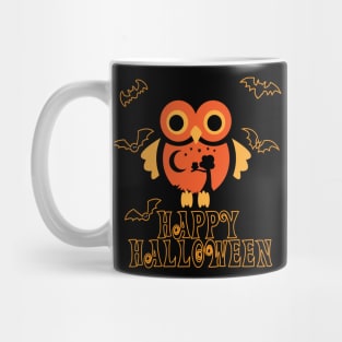 Cute Halloween Owl Mug